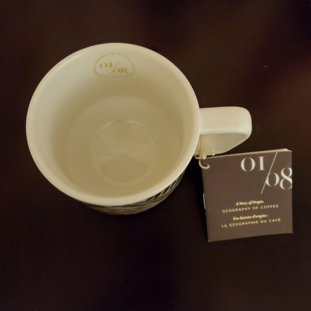 Starbucks Artisan Series 01/08 Geography Origin Coffee Story Ceramic Mug 12oz - Picture 2 of 4